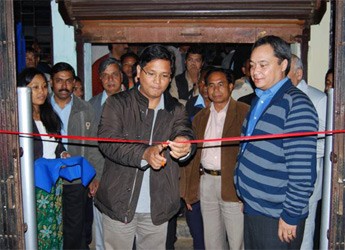 Ribbon cutting by Mr Conrad Sangma former IT minister